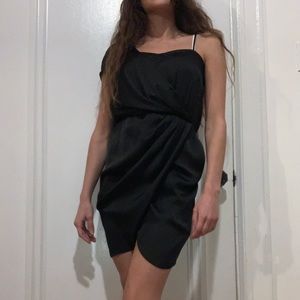 Black silk dress in great condition, worn once only.